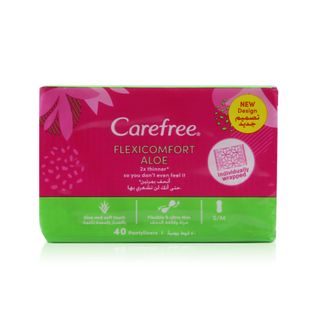 Carefree FlexiComfort with Aloe Pantyliners - 40 Liners