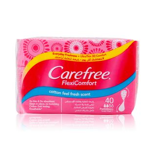Carefree FlexiComfort Cotton Feel Panty Liners - 40 Liners