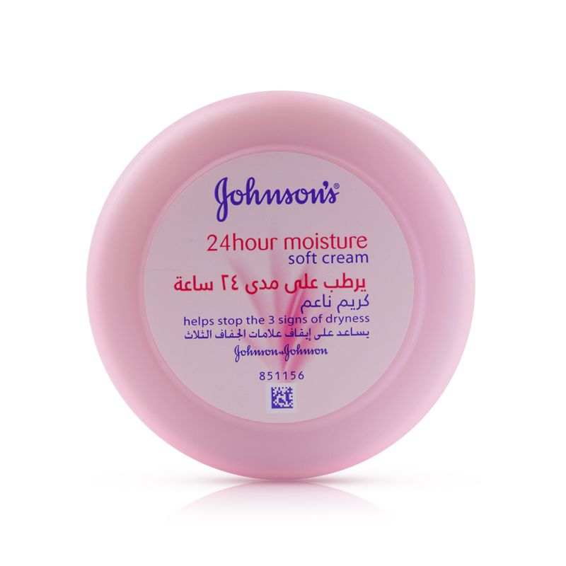 Johnson's 24-Hour Moisture Soft Cream, 200 mL