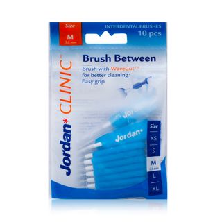Jordan Clinic Brush Between Medium 0.6 mm - 10 Brushes
