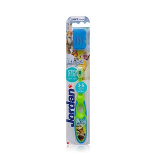 Jordan Step 2 Soft Toothbrush 3-5 Years with Handle Cap - 1 Toothbrush