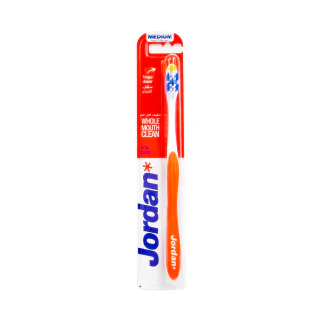 Jordan Total Clean Medium Manual Toothbrush - 1 Toothbrush