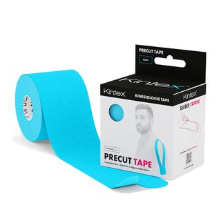 Kintex Precut Kinesiology Tape Blue - roll of 20 strips, each 25 cm x 5 cm