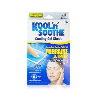 Kool fever immediate cooling gel for adults, 4 sheets