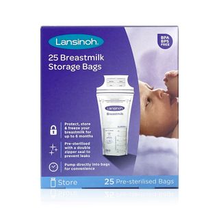 Lansinoh Breastmilk Storage Bags 180 ml - 25 Bags