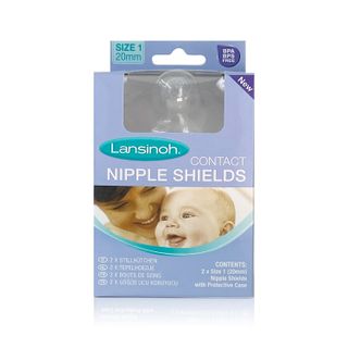 Lansinoh Contact Nipple Shields 20 mm - 2 Shields with Case