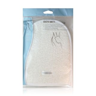 Basicare BC2182 Loofah and Cotton Bath Mitt - 1 Piece