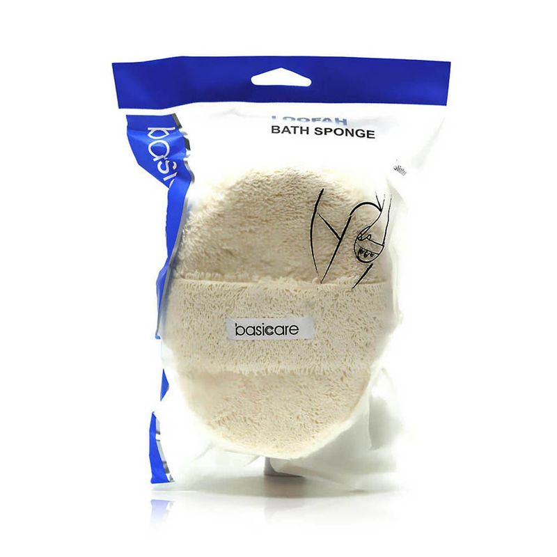 Basicare Basicare BC2188 Natural Loofah Bath Sponge - 1 Piece