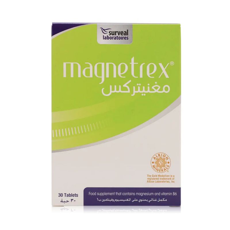 Magnetrex Magnetrex Magnesium & Vitamin B6 - 30 Tablets