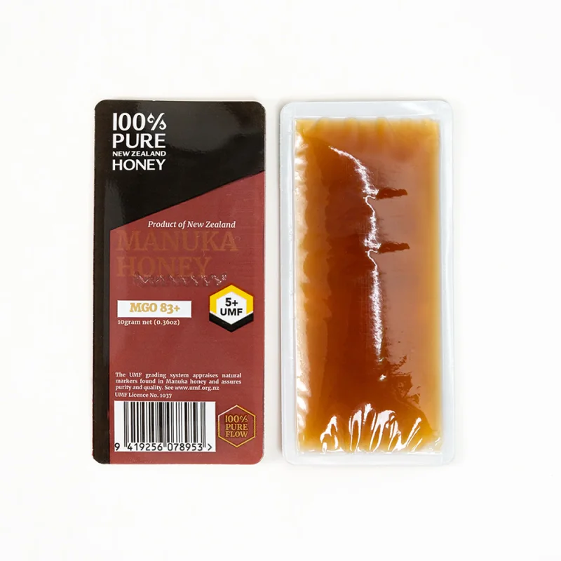 100% Pure New Zealand Honey 100% Pure New Zealand Mānuka Honey UMF 5+ MGO 83+ - 10 g Sachet