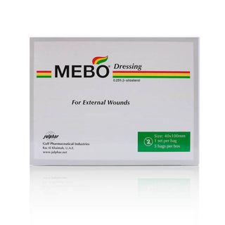 MEBO Wound Dressings 40 x 100 mm - 5 Bags