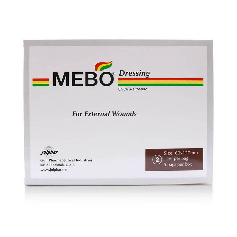 MEBO MEBO Wound Dressings 60 x 120 mm - 5 Bags
