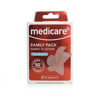 Medicare Fabric Family Plasters MD220 - 50 Plasters