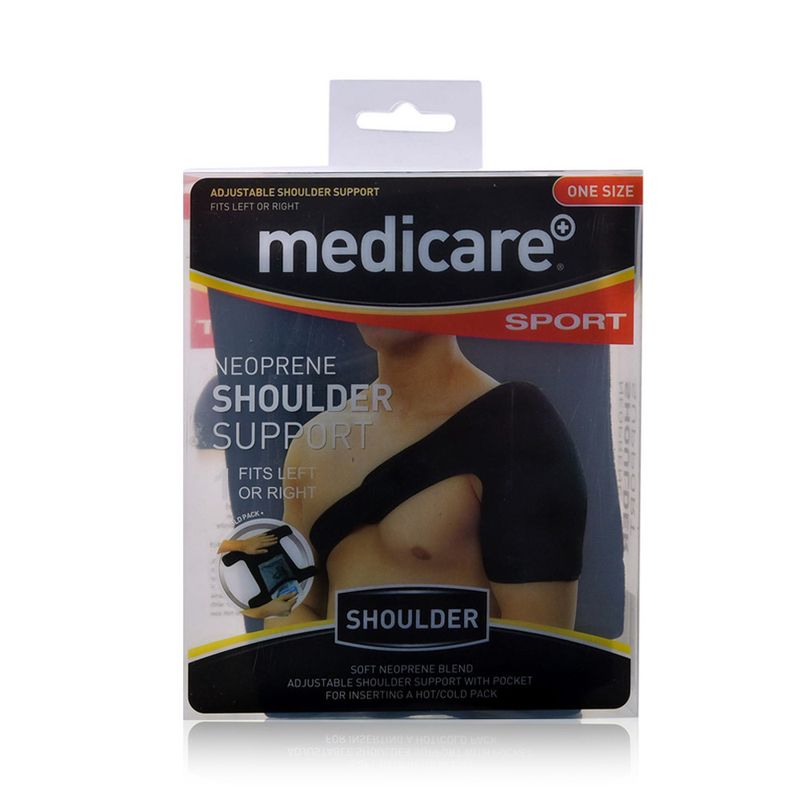 Medicare Medicare Adjustable Shoulder Support with Hot/Cold Pack Pocket - One Size