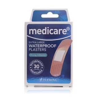 Medicare Extra Large Waterproof Plasters 25 x 76 mm - 30 Plasters