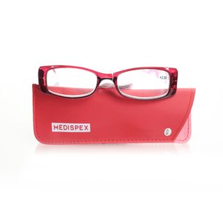 Medispex MD1847 Reading Glasses Pink Narrow +3.5 - 1 Pair