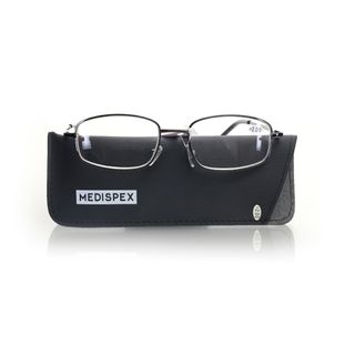 Medispex MD1847 Reading Glasses Black +2.0 - 1 Pair