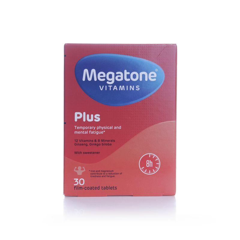 Megatone Megatone Vitamins Plus - 30 Film-Coated Tablets