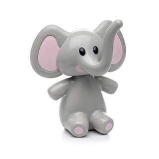 Melii Elephant Pacifier Holder with Pink Ears - Holds Up to 4 Pacifiers - 1 Holder