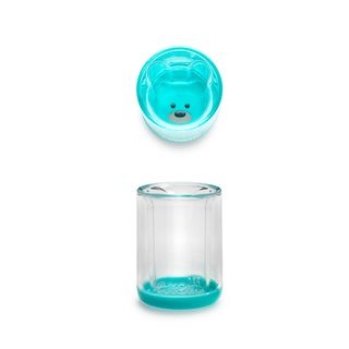 Melii Double-Walled Bear Cup Blue, 12m+ - 145 ml