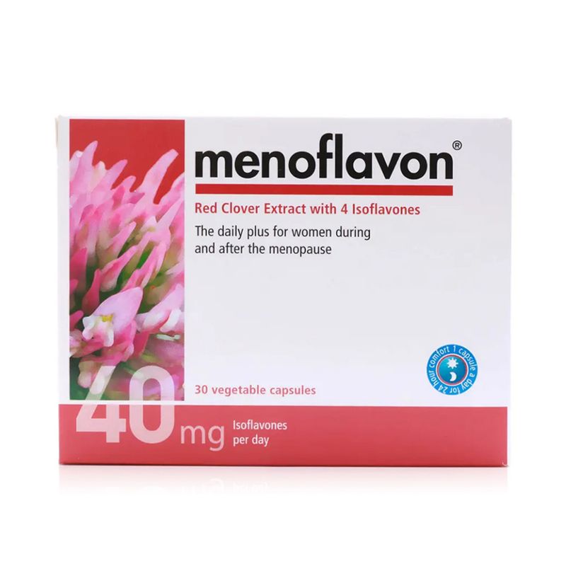 Menoflavon Menoflavon 40 mg Red Clover Isoflavones - 30 Capsules