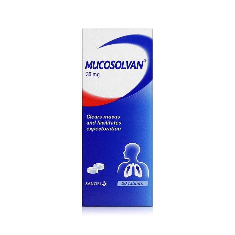 Mucosolvan Mucosolvan Ambroxol Hydrochloride 30 mg Tablets - 20 Tablets
