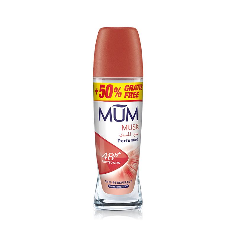 MUM MUM Musk 48H+ Anti-Perspirant Roll-On - 75 ml