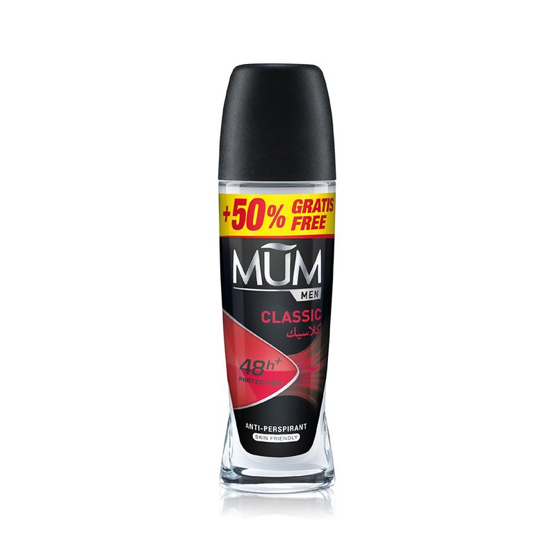 MUM MUM Men Classic 48H+ Anti-Perspirant Roll-On - 75 ml