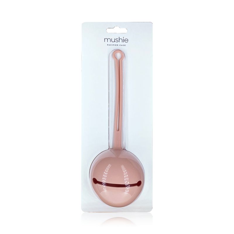 Mushie Mushie Silicone Pacifier Case Blush - 1 Case