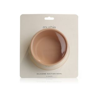 Mushie Silicone Suction Bowl Blush - 1 Bowl