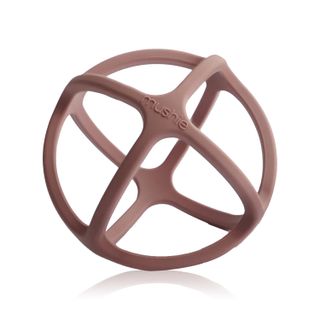 Mushie Silicone Ball Teether Woodchuck - 1 Teether