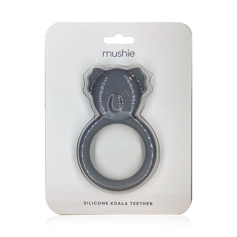 Mushie Mushie Silicone Koala Teether Grey - 1 Teether