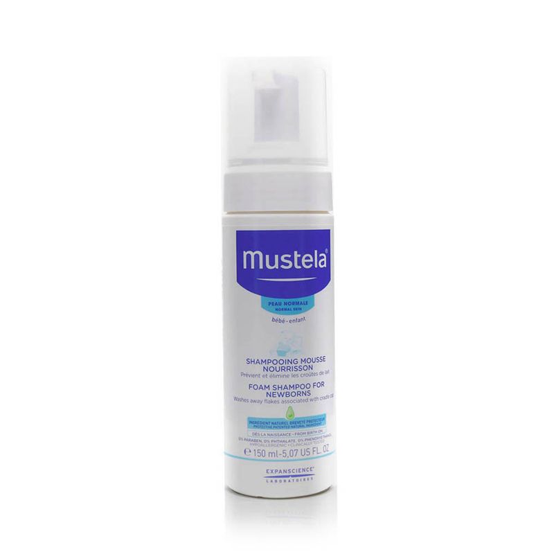 Mustela Foam Shampoo for Newborns, 150 mL