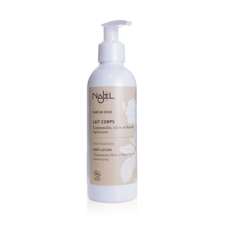 Najel Organic Rose-Scented Body Milk - 200 ml