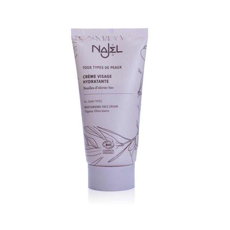 Najel Organic Olive Leaf Moisturizing Face Cream - 50 ml