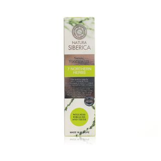 Natura Siberica Polar Night Natural Black Whitening Toothpaste with 7 Northern Herbs - 100 g