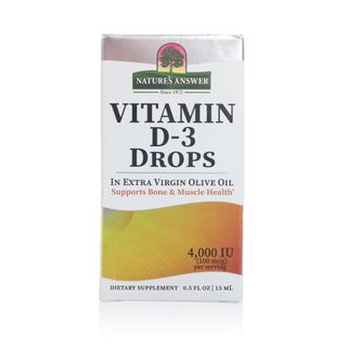 Nature's Answer Vitamin D3 Drops - 4,000 IU (100 µg), 15 mL