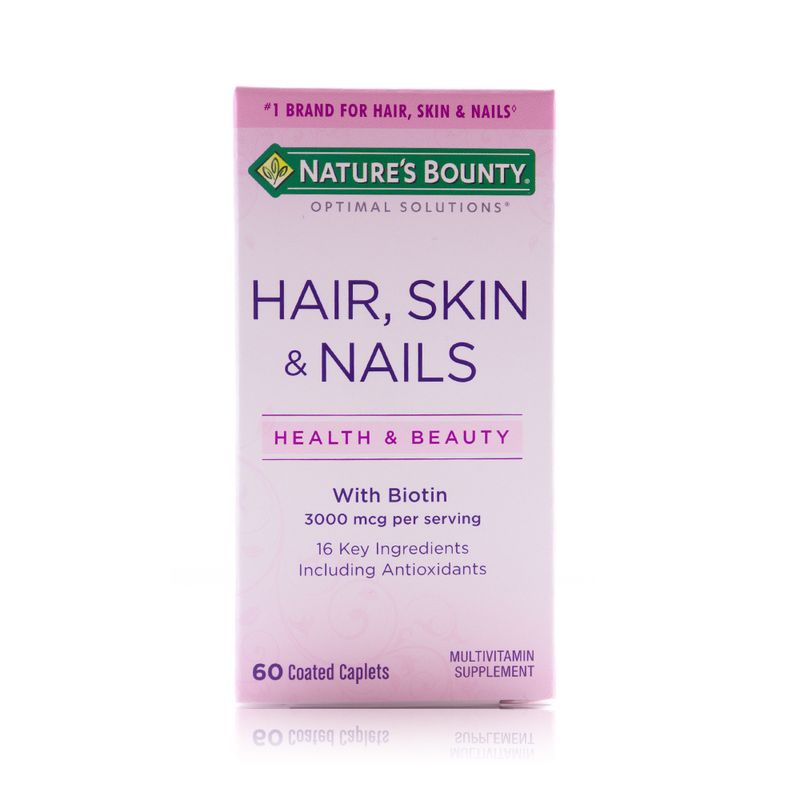Nature's Bounty Nature's Bounty Hair, Skin & Nails with Biotin 3,000 mcg - 60 Coated Caplets