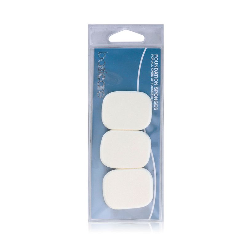 Basicare Basicare BC1045 SBR Foundation Rectangular Sponges - 3 Pieces