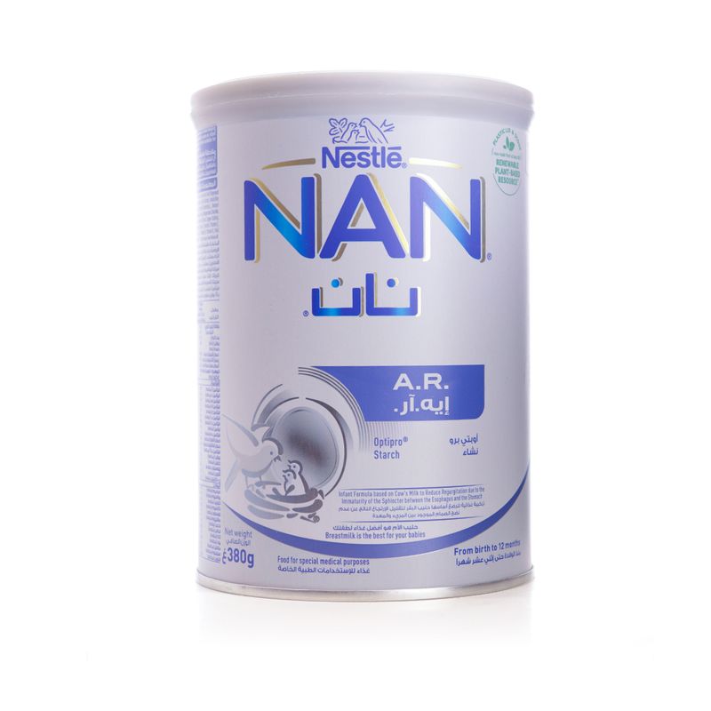 NAN Nestlé NAN A.R. Anti-Regurgitation Starter Infant Formula Birth to 6 Months - 400 g