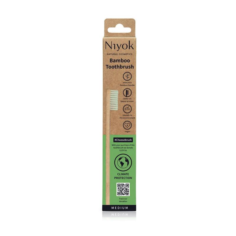 Niyok Choosebrush Climate Protection Bamboo Toothbrush - 1 Piece