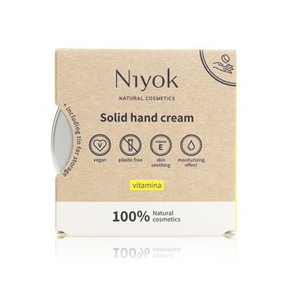 Niyok Vitamina Solid Hand Cream with Reusable Storage Tin - 50 g