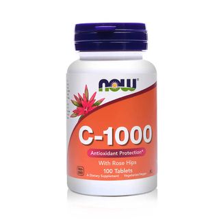 NOW Vitamin C-1000 Sustained Release with Rose Hips - 100 Tablets