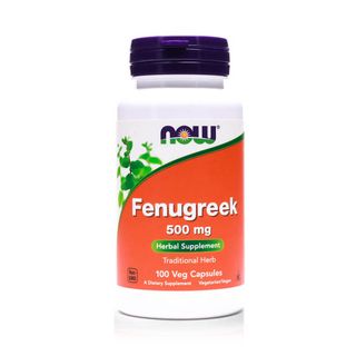 NOW Fenugreek 500 mg Veg Capsules, 100