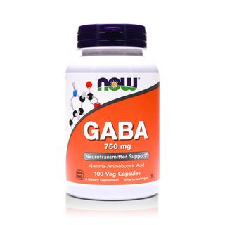 NOW GABA 750 mg - 100 Veg Capsules
