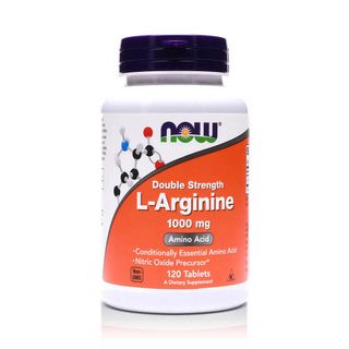 NOW L-Arginine Double Strength 1,000 mg - 120 Tablets