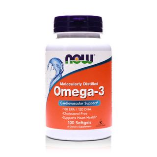 NOW Omega-3 Fish Oil 1000 mg - 100 Softgels