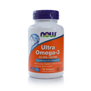 NOW Ultra Omega-3 500 EPA / 250 DHA - 90 Softgels
