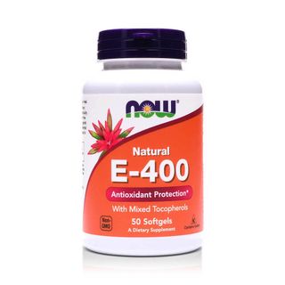 NOW Vitamins E-400 with Mixed Tocopherols - 50 Softgels