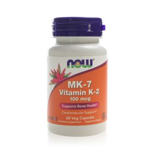 NOW MK-7 Vitamin K-2 100 mcg - 60 Veg Capsules
